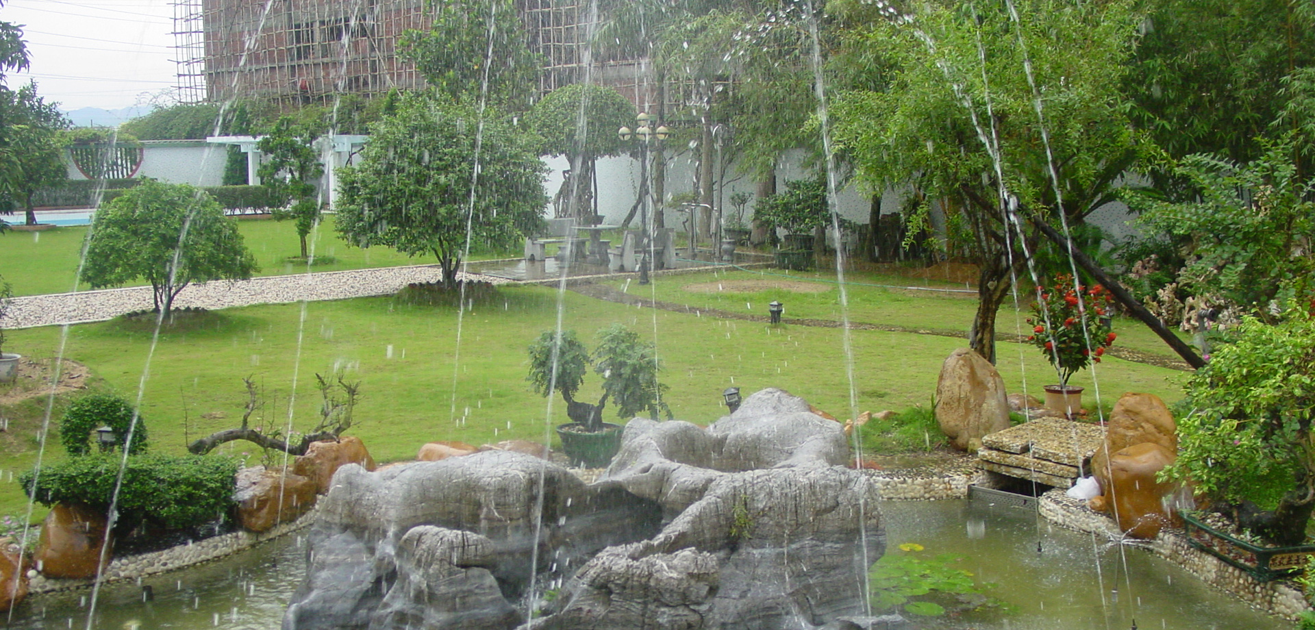 假山噴泉、園林規劃、庭院景觀